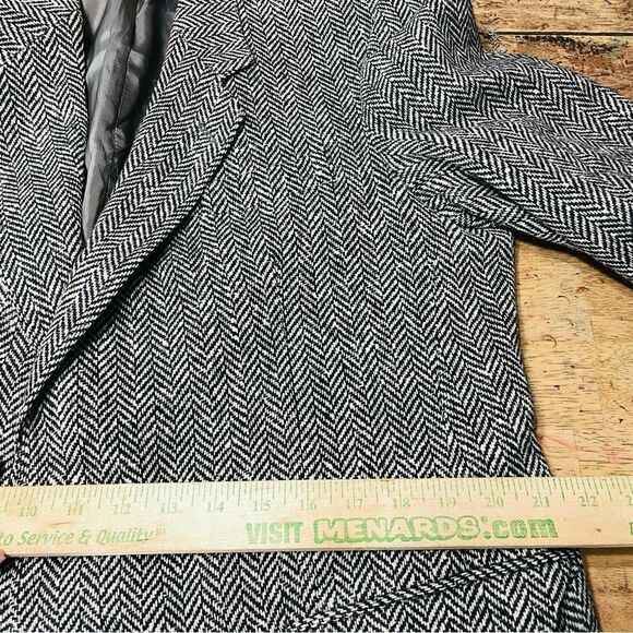 Vintage‎ Fingal Ireland Wool Herringbone Donegal Tweed Sport Coat 42R - Picture 7 of 11